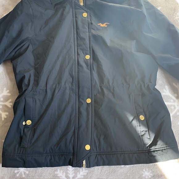 Hollister navy blue jacket - Picture 3 of 16